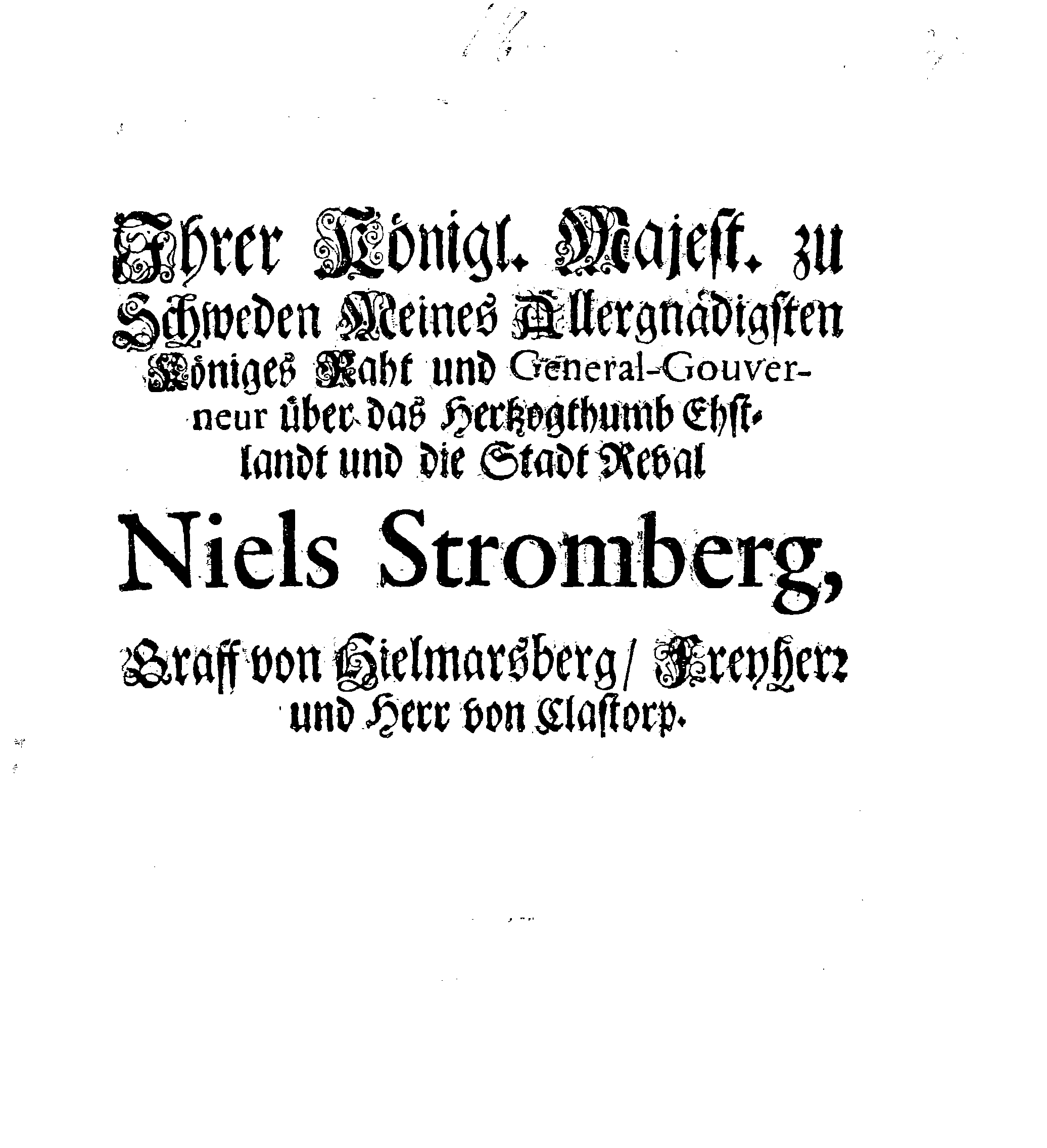 [Nils Strombergi korraldus]