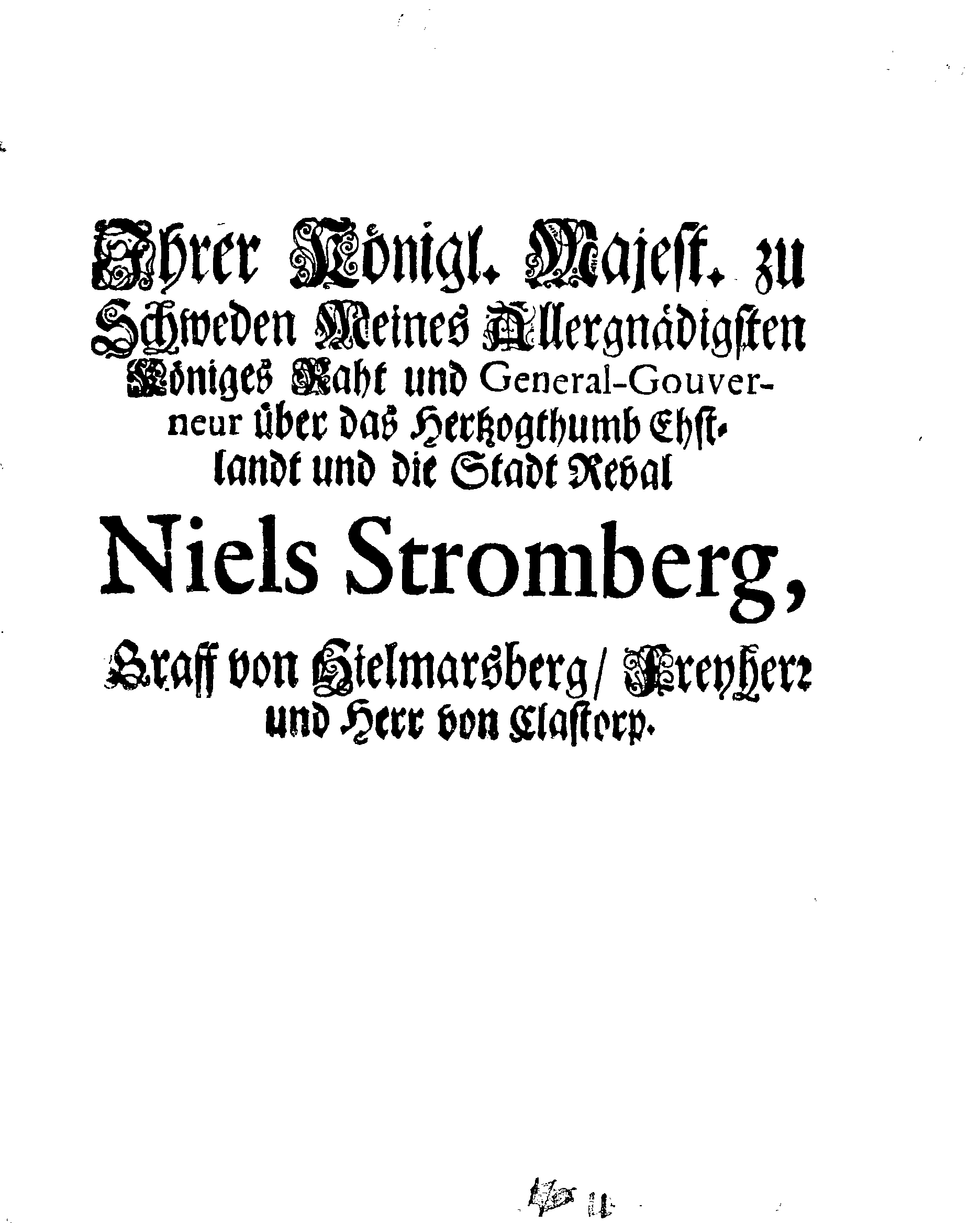 [Nils Strombergi korraldus]