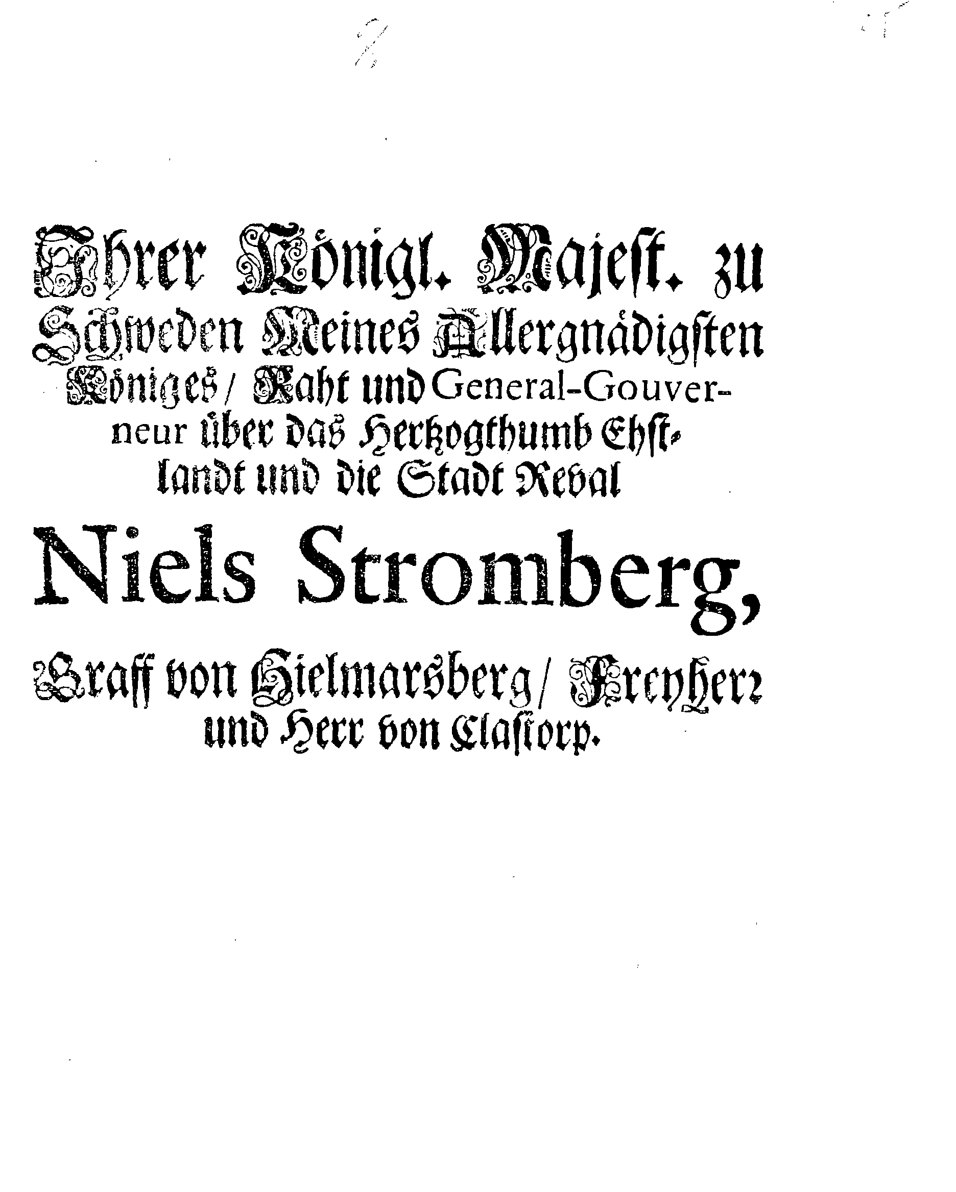 [Nils Strombergi korraldus]