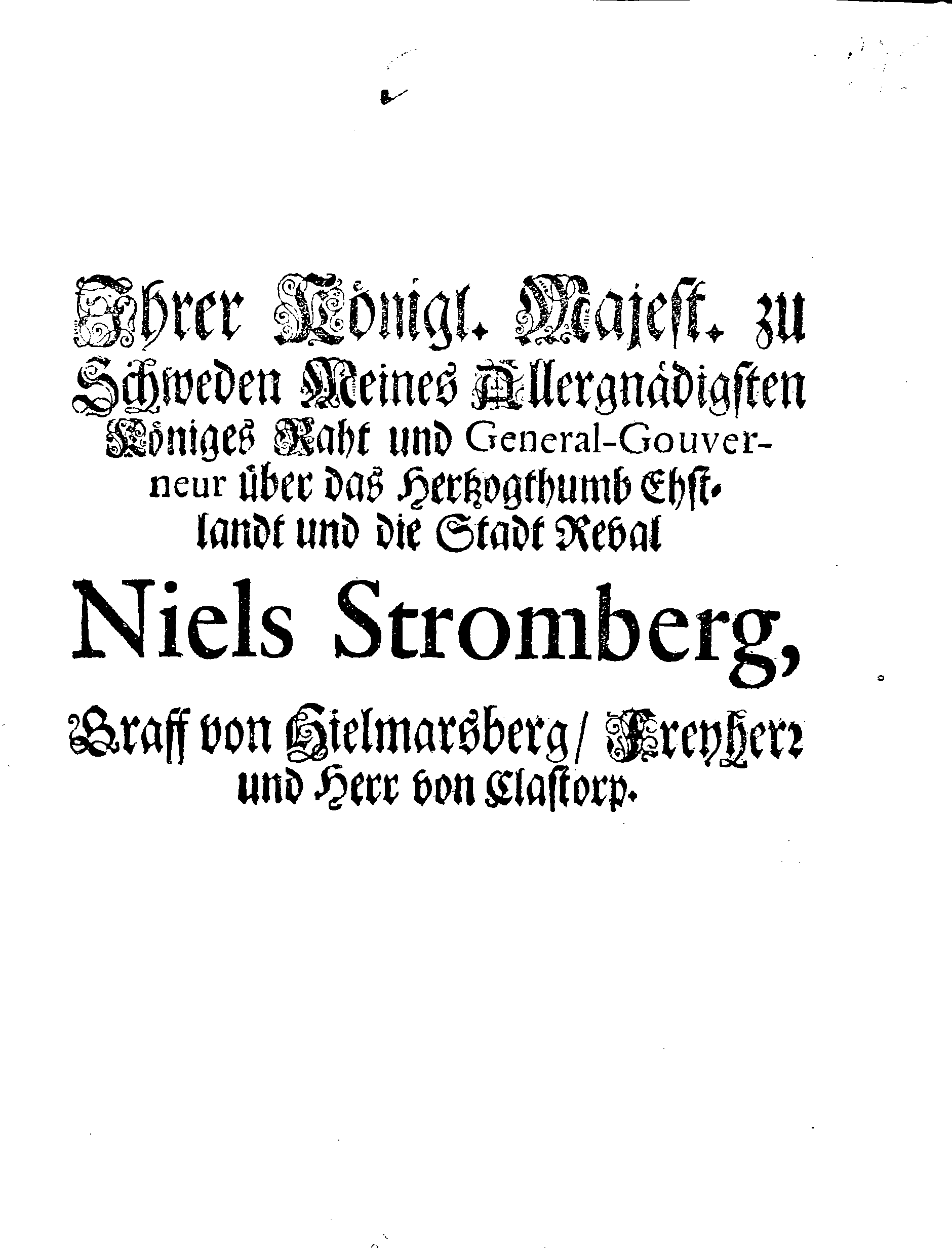 [Nils Strombergi korraldus]