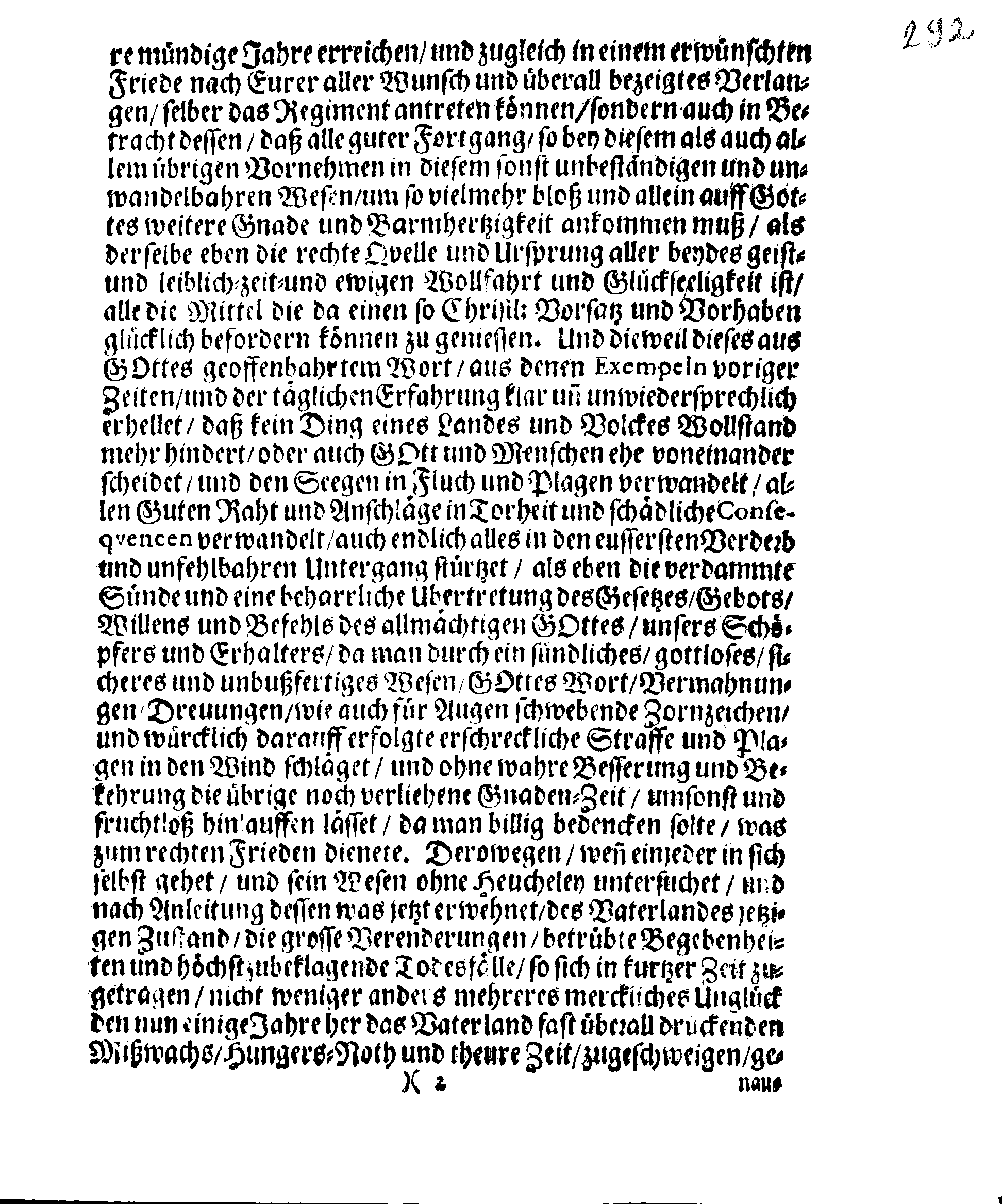 Ir. Königl. Majest. PLACAT, Wegen Vier allgemeiner Solenner, Danck-Fast-Buß- und Bet-Tage, welche über das gantze Schwedische Reich, Groß-Fürstenthum Finnland, und in allen der Cron-Schweden zugehörigen und unter selbiger liegenden Fürstenthümern, Ländern und Herrschaften, feyerlich sollen begangen und gehalten werden im Jahr 1698