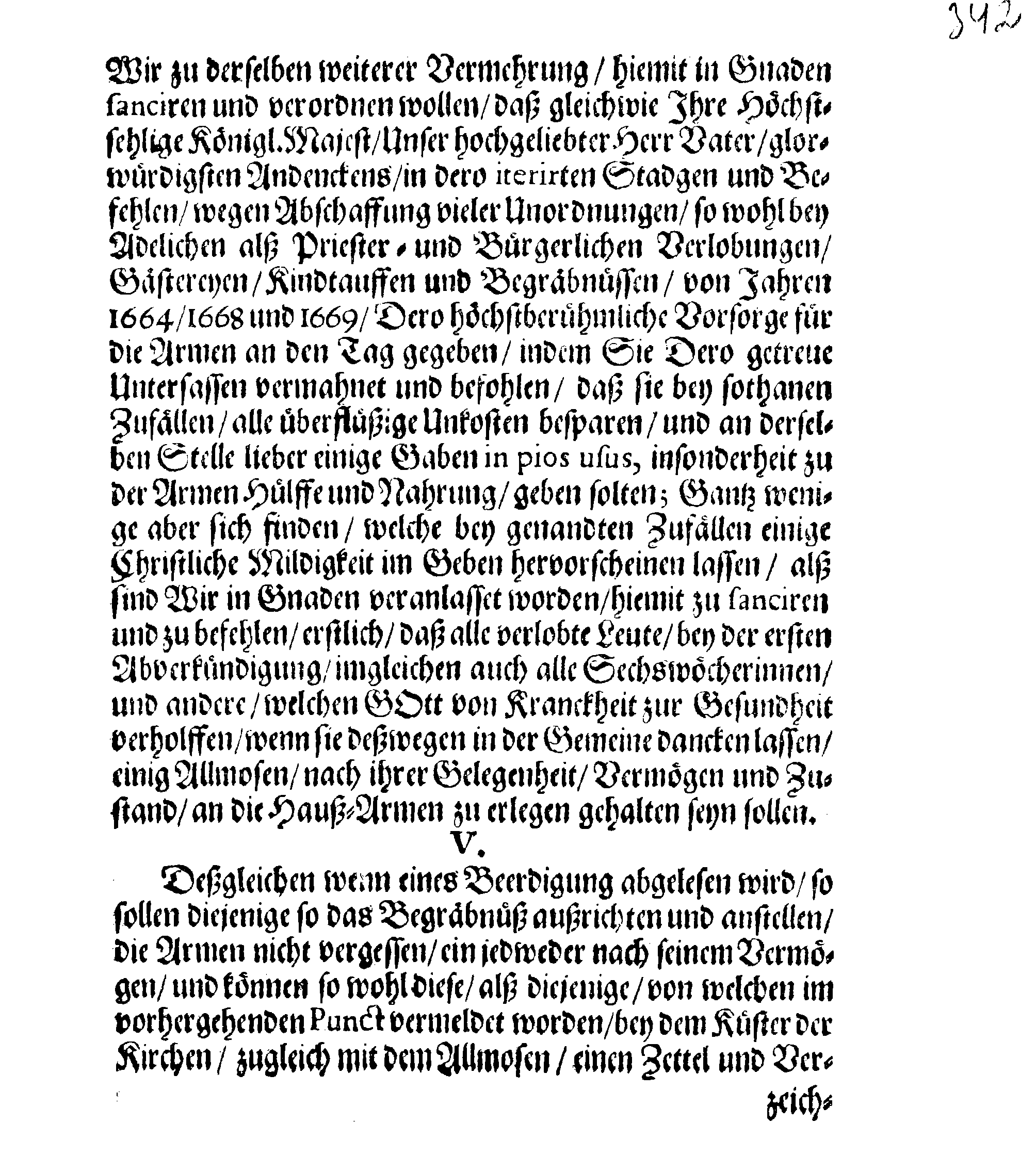 Ihrer Königl. Majest. Verneuerte STADGA und Verordnung, Wie mit denen Bettlern und Armen, die da recht Allmosen bedürffen, imgleichen mit denen Landstreichern und Faullentzern verhalten werden soll