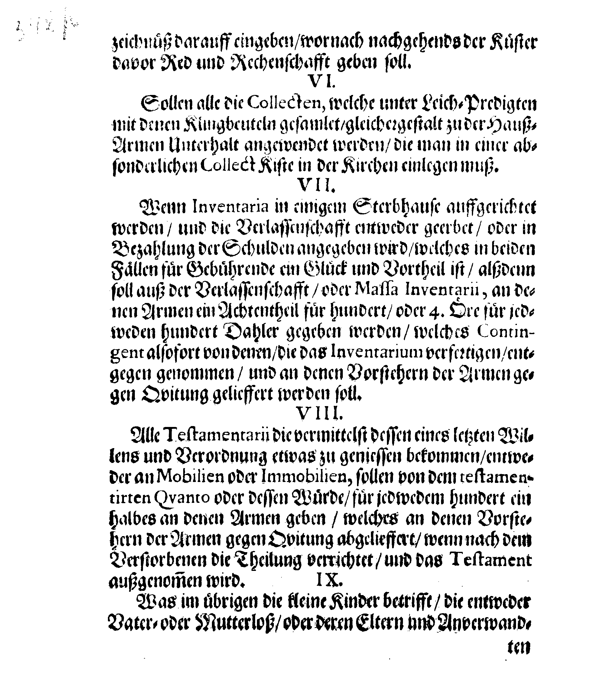 Ihrer Königl. Majest. Verneuerte STADGA und Verordnung, Wie mit denen Bettlern und Armen, die da recht Allmosen bedürffen, imgleichen mit denen Landstreichern und Faullentzern verhalten werden soll