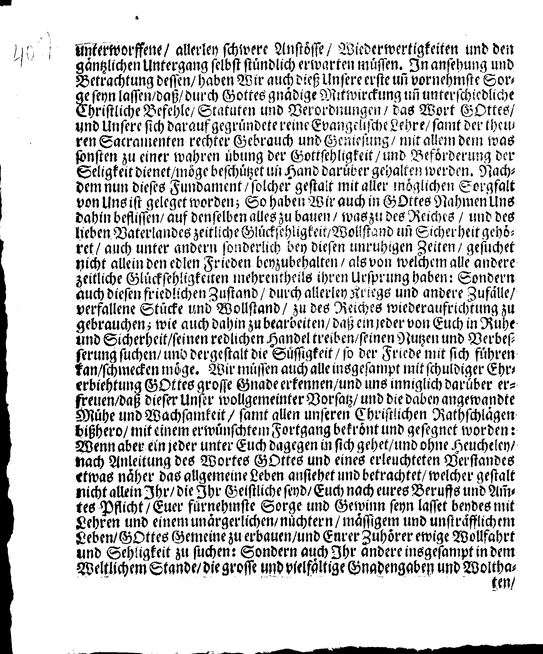 Ihrer Königl. Majest. PLACAT, Wegen Der vier allgemeinen Solennen, Danck-Fast-Buß- und Bet-Tagen, so im gegenwärtigen Jahr 1692 durch das gantze Reich Schweden, und in darunter liegende Provincien, wie auch das Groß-Fürstenthum Finland, sampt Ehst, Lieff- und Ingermanland sollen gehalten und gefeyret werden