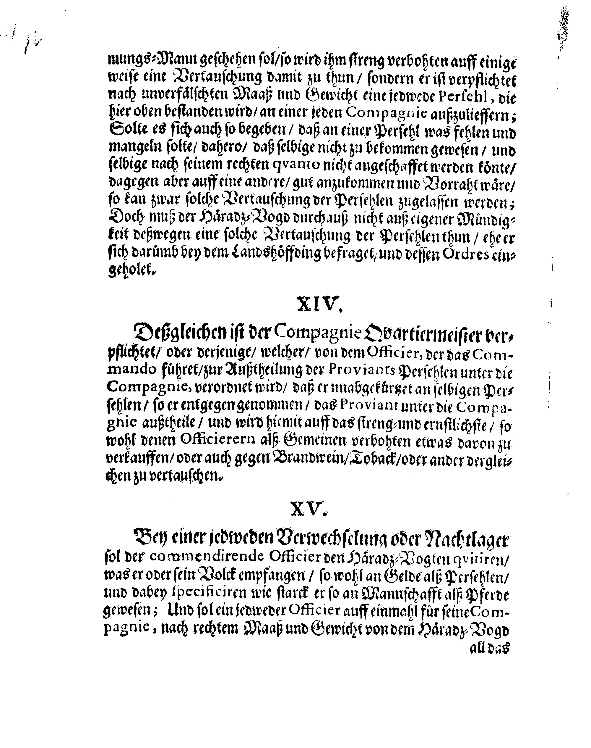 Ihrer Königl. Majest. Verneuerte Zug-Ordnung, Wornach die Außlage eingehoben und nachgehends unter der Land- und See-Militz sambt der Artollerie bey ihrem Durchzug außgetheilet werden sol