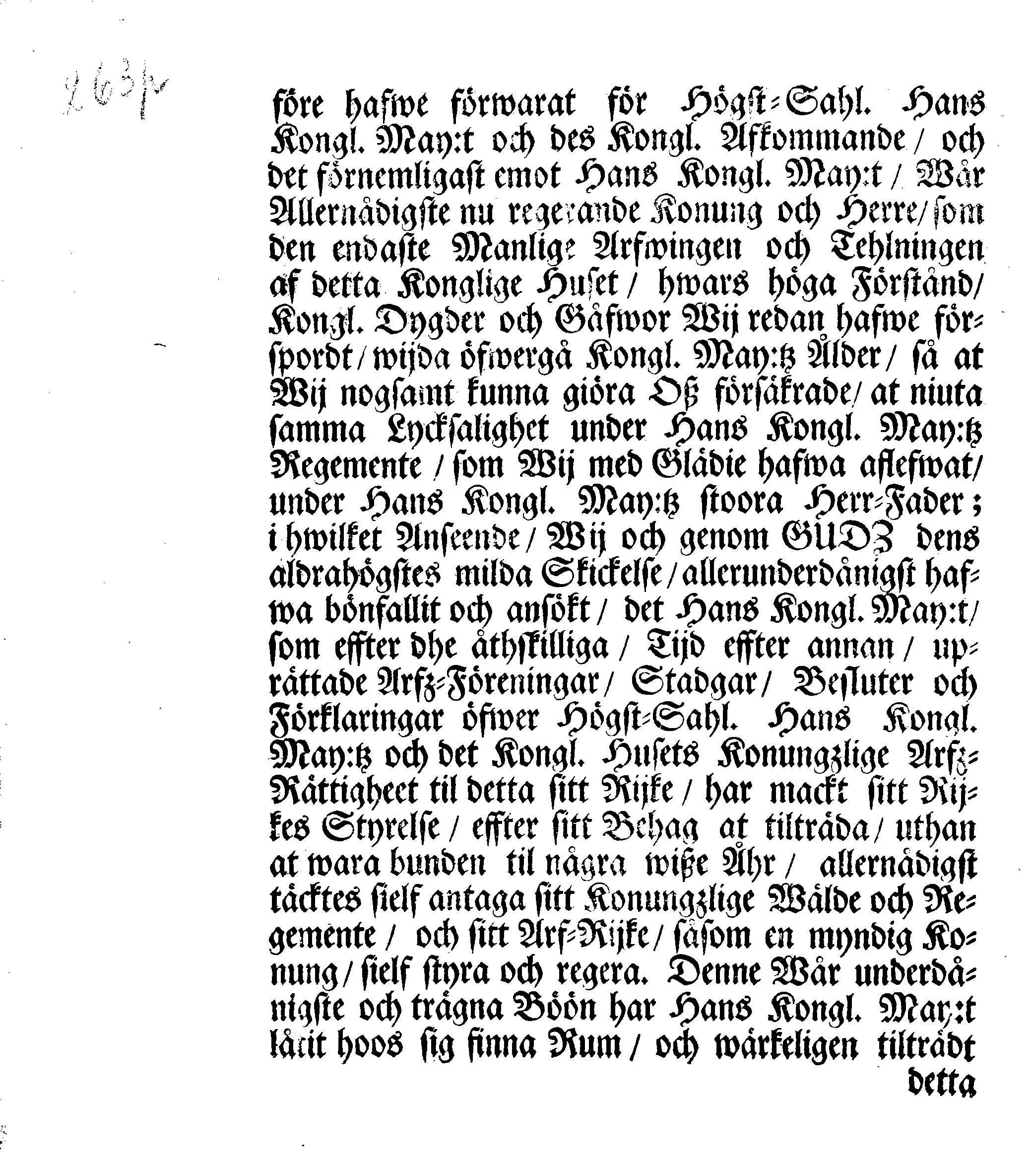 Kongl. May:tz Rådz och Samptelige Ständers Besluth, Giort, samtyckt och förafskedat af them enhalligen på dhen allmänne Rijkz-Dagen, som slötz uti Stockholm den 29 Novembris 1697