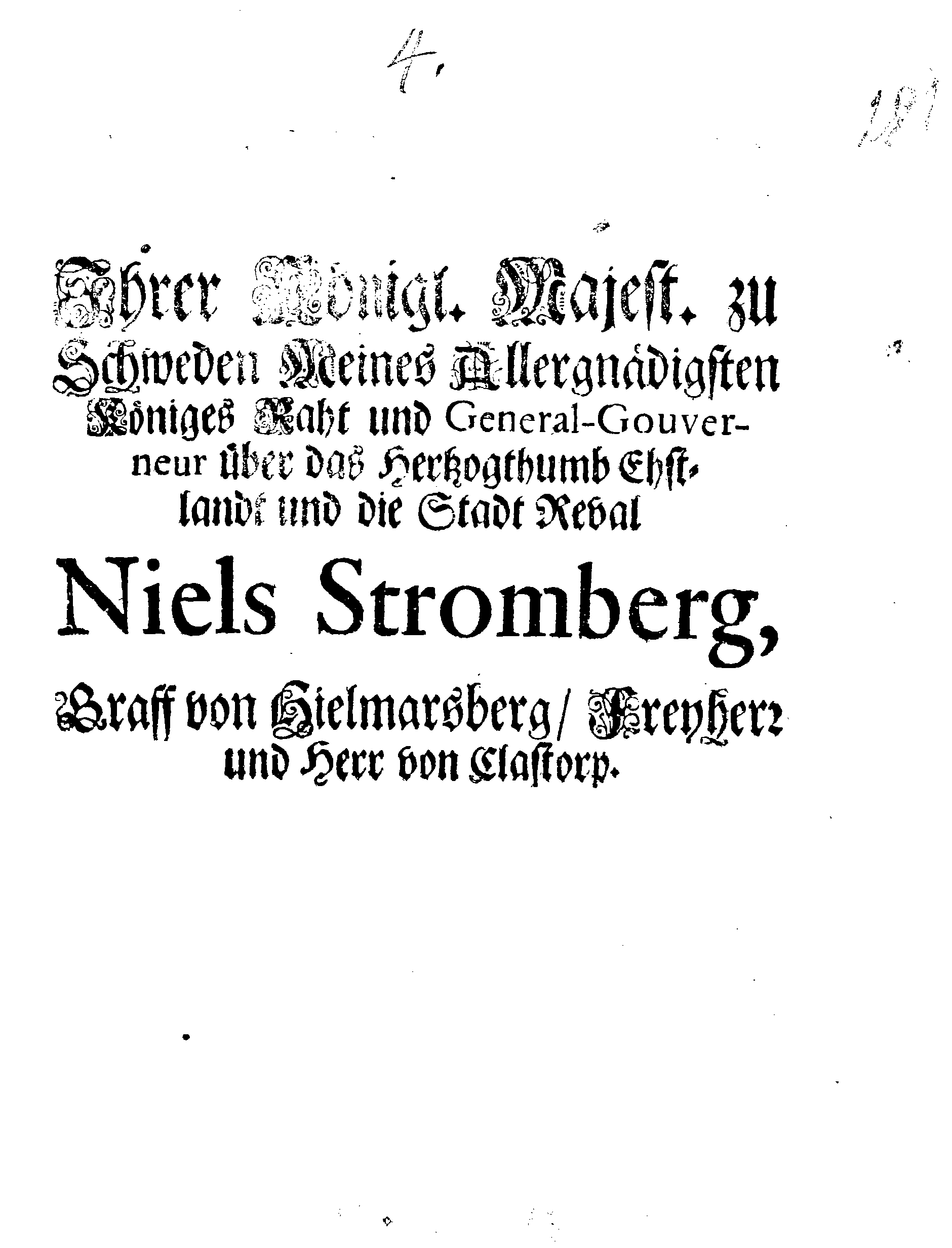 [Nils Strombergi korraldus]