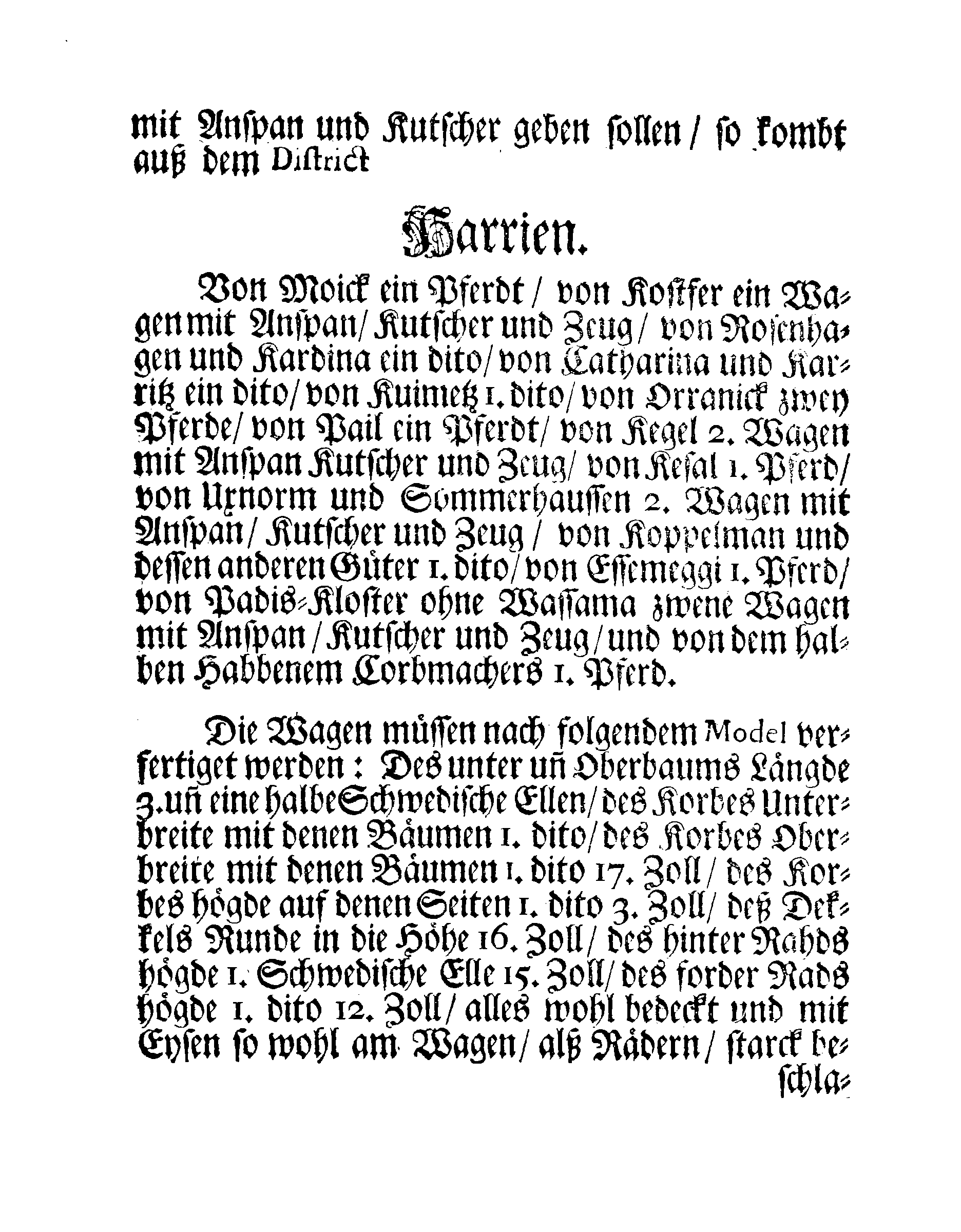 [Axel Julius De la Gardie korraldus]