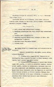 Maanõukogu 1917. aasta 15. (28.) novembri protokoll